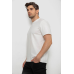 Футболка чоловіча однотонна, колір молочний, 238R155 Ager, 5XL, 58, 5XL