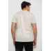 Футболка чоловіча однотонна, колір кремовий, 238R155 Ager, XXL, 52, XXL