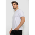 Футболка чоловіча однотонна, колір білий, 238R155 Ager, XXXL, 54, XXXL