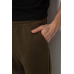 Спортивні штани чоловічі на флісі, колір хакі, 238R125 XXL, 52, XXL