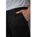 Спортивні штани чоловічі на флісі, колір чорний, 238R124-1 XL, 50, XL