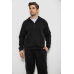 Спортивний костюм чоловічий на флісі, колір чорний, 238R030 XL, 50, XL