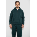 Спортивний костюм чоловічий на флісі, колір зелений, 238R030 XXL, 52, XXL