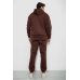 Спортивний костюм чоловічий на флісі, колір шоколадний, 238R030-1 XL, 50, XL