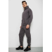 Спортивний костюм чоловічий на флісі, колір сірий, 238R029 XXL, 52, XXL