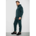 Спортивний костюм чоловічий на флісі, колір зелений, 238R029 XXXL, 54, XXXL