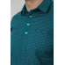 Сорочка чоловіча з принтом, колір зелений, 214R7467 5XL, 58, 5XL