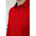 Сорочка чоловіча з принтом, колір червоний, 214R7040-1 5XL, 58, 5XL