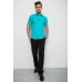 Сорочка чоловіча однотонна, колір бірюзовий, 214R7005 XL, 50, XL