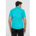 Сорочка чоловіча однотонна, колір бірюзовий, 214R7005 XL, 50, XL