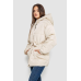 Куртка жіноча демісезонна з поясом, колір світло-бежевий, 207R005 XXL, XXL, XXL