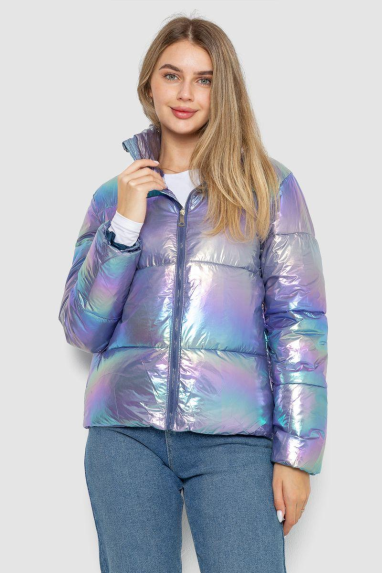Куртка жіноча демісезонна плащівка, колір різноколір, 243R2022-2 XL, 50, XL